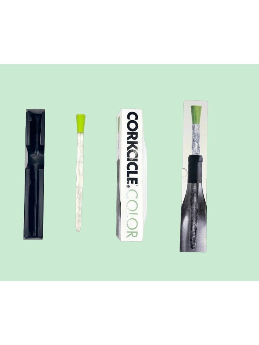 CORKCICLE COLOR WINE BOTTLE CHILLER STICK!